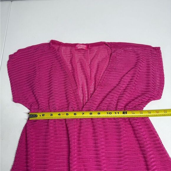 Southern Breeze Pink Bohemian Beach Tunic Size L - Picture 11 of 14